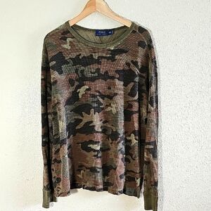 Polo by Ralph Lauren Men's Camouflage Long Sleeve Shirt.